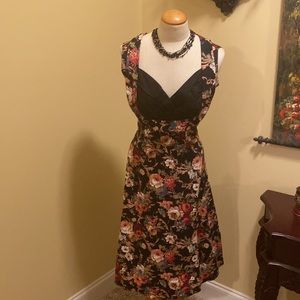New! Retro Floral Print Dress